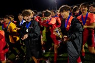 Moravian Academy boys soccer rallies to capture 11th straight District 11 title