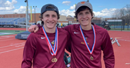 Voorhees’ Avallone twins vaulting forward together - as always