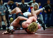 Landmarks reached, young talent emerges in District 11 3A wrestling finals