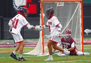 Easton boys lacrosse never trails in whistle-filled victory over Phillipsburg