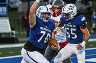 Nazareth football takes over in 2nd half, pulls away from Parkland 