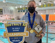 Parkland’s Radio, Freedom’s Gill take gold at District 11 diving meet