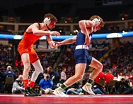 Notre Dame’s Chletsos battles a foe tougher than any opponent at 2A state wrestling