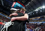 Nazareth’s Kinney cruises to third state title, named PIAA 3A Outstanding Wrestler