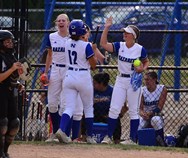 Nazareth softball scores 8 runs in 6th as McNamee completes strong day in state win