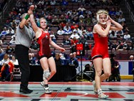 Krazer takes center stage, becomes Easton girls wrestling’s first state champion