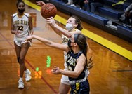 Notre Dame girls basketball fights off St. Basil in frenzied finish of state playoff game