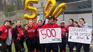 Easton softball coach McIntyre reaches 500 wins with family by his side