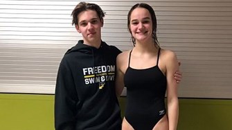 Freedom High divers tap into gymnastics skills to set school records