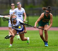 Hollinger’s 100th goal delivers Emmaus girls lacrosse win over Southern Lehigh