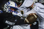 4th-quarter stop and score pushes Nazareth football past Central Catholic