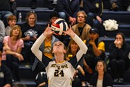 Notre Dame girls volleyball rolls into state quarterfinals with speedy sweep